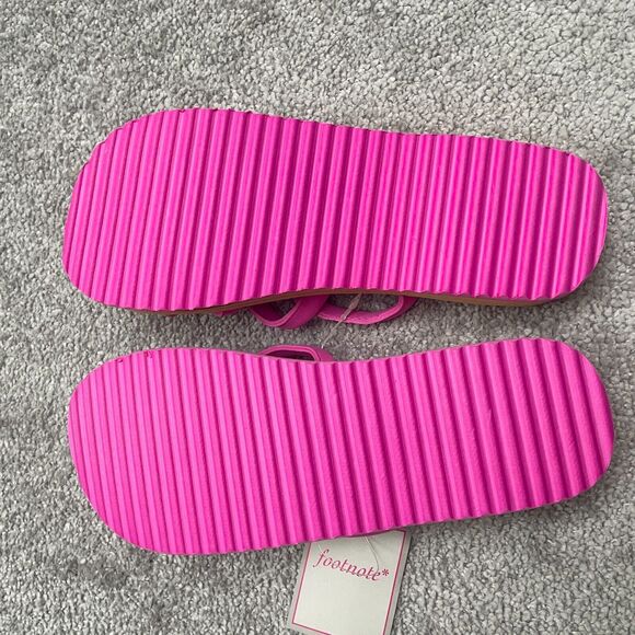 Footnote Lightweight Foam Slippers Womens 8 Brown Pink Comfy Cozy Casual NWT New - Picture 5 of 7